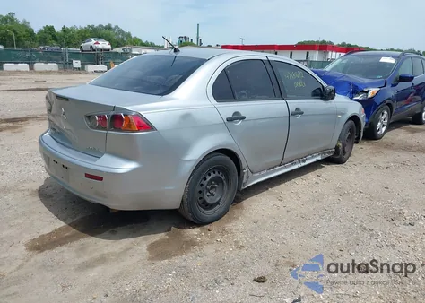 2010 Mitsubishi Lancer De from USA, damaged, VIN JA32U1FU7AU008019